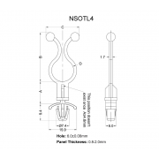 Stand-off Twist Lock Ties