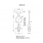 Stand-off Twist Lock Ties