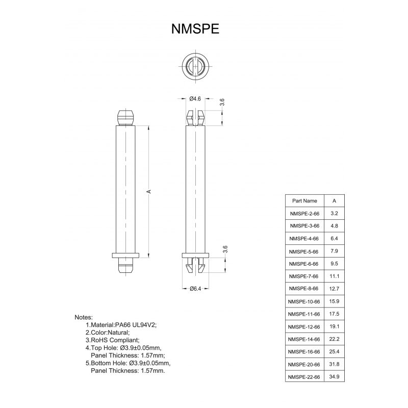 Mini PCB Support Posts