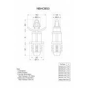 Blind Hole Circuit Board Support Series 3
