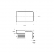 Tube Insert Rectangular Imperial