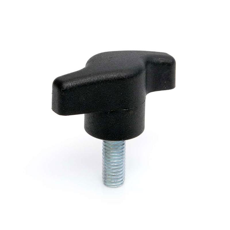 2 lobe offset wing knob male 2 lobe offset wing knob male