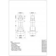 Reverse Circuit Board Locking Arrowhead Support