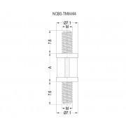 Threaded Nylon Male/Male Stand-off M4
