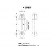 Blind Hole Circuit Board Support Dual Fir Tree