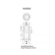 Nylon Special Self Retaining Spacer 8
