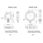 Nylon Round Wire Saddle Clip