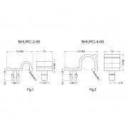 Nylon Half-U Routing Clip