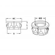 Open/Closed Snap Bushings