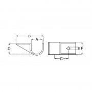 Nylon Half P Clip