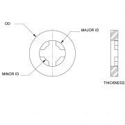 Nylon Retaining Washers