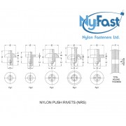 Nylon Push Rivet