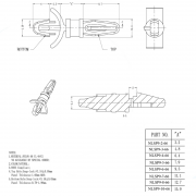 Locking Circuit Board Support Posts Series 9