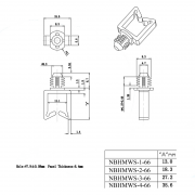 Mini Wire Saddles Blind